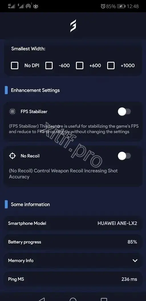 Screenshot of Xit FF Free Fire APK Tool Download