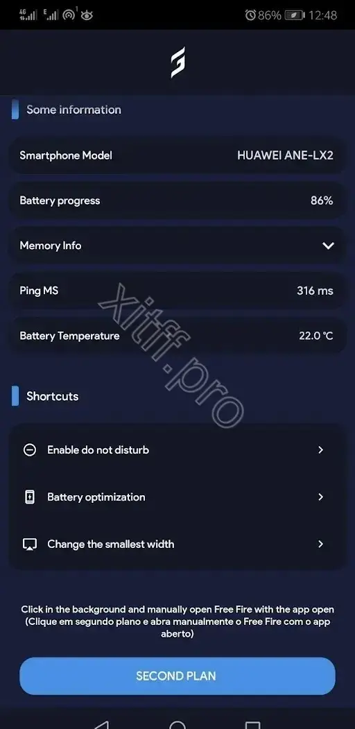 Screenshot of Xit FF Free Fire Game Precision APK